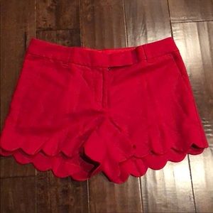 J Crew Scalloped Shorts NWT!